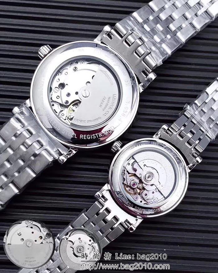 LONGINES浪琴 經典瑰麗 情侶機械對表 WSS1483